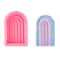 Color Pour Stone Resin Rainbow Coaster Silicone Mold